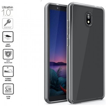 Silikoninis dėklas 1.0 mm storio - permatomas (Redmi 8a)